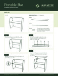 Portable Bar Assembly Instructions