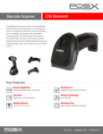 POS-X ION Bluetooth 2D Scanner with charging crade