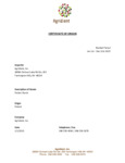 Potato Starch COO- Poland