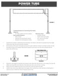 Power Tube Pole Installation