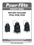 Powr-Flite PF54-PF56-PF58-Manual Powr-Flite PF54-PF56-PF58-Manual
