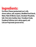 Pizza Packet Parmesan Cheese Ingredients