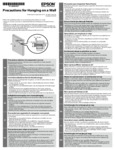 105CH51001 Instructions for Wall Mounting