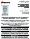 PREMIER STAINLESS STEEL VERTICAL CHANGING STATION