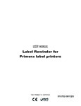 Primera RW12 Label Rewinder Manual Primera RW12 Label Rewinder Manual