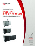 Pro-Line Refrigeration Operation Manual