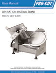 ProCut_KSDS-12_Meat_Slicer_Manual