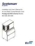 Scotsman ProdigyELITE_UserManual_MC1448_MC1848_AC_WC