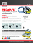 MEGATAPE 1/2 IN. X 1000 IN. instruction