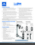 True Blue Bath Waste Plastic Instructions Dearborn Oatey