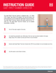 QUIET PIPE HAMMER ARRESTOR, 1/2 IN, CPVC MALE, STRAIGHT, AA instructions
