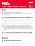 Oatey 43539 6 7/8" PVC Water Closet Flange with 4" Outlet FAQ sheet
