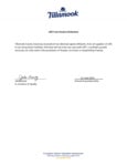 Tillamook rBST Free Product Statement