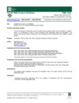 Rectorseal ICC-ES PMG Product Certificate PMG-1070