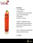 Les Vergers Boiron Red Carpet Cocktail Recipe