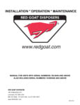 Red Goat Installation and Operation Manual Red Goat Installation and Operation Manual