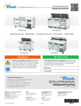 Refrigerated Food Prep Tables, Undercounters, Worktops Manual
