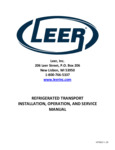 Refrigerated Transport & Truck Body User Manual
