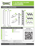 Regency 1 Column Assembly Instructions 4 / 6 Tier