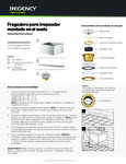 Regency Mop Sink Instructions Spanish 