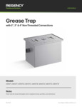 Regency Non-Threaded Grease Trap Manual Regency Non-Threaded Grease Trap Manual