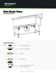 Regency Waste Valve Assembly Installation Guide