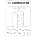REGISTER STAND UNIT - 3443BK REGISTER STAND UNIT - 3443BK