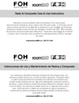 Resin Care and Use Room360 Nassau • New York • Morocco • Miami