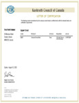 Rich's Kosher Certificate Rich's Kosher Certificate