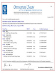 Rich's Kosher Certificate