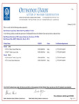 Rich's Kosher Certificate