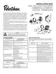 Robertshaw 5300, 5320, 5330 & 5380 Thermostats Manual
