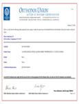 Roses Kosher Certificate Roses Kosher Certificate