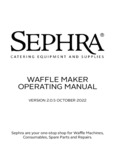 Rotary Waffle Maker-B&W Rotary Waffle Maker-B&W