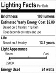 S8034 Lighting Facts