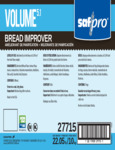 Saf Pro 22 lb. Volume 5.1 Dough Improver Ingredients