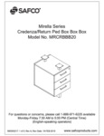 Safco Mirella mrcrbbb20 Credenza Box Assembly Instructions Safco Mirella mrcrbbb20 Credenza Box Assembly Instructions