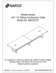 Safco Mirella MRCS72T Sitting Conference Table Assembly Instructions