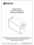 Safco Mirella MRDBF36 Desk Box Assembly Instructions 