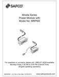 Safco Mirella MRPM3 Power Module Assembly Instructions