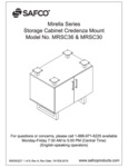 Safco Mirella MRSC36 MRSC30 Storage Cabinet Credenza Assembly Instructions