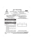 Safco 5476403BL Instructions