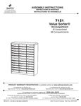 Safco 36 Com. File Organizer Assembly Safco 36 Com. File Organizer Assembly