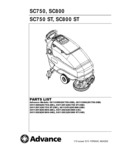 SC750_SC800 Parts List