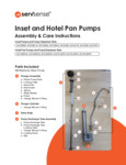 ServSense Pump Dispensers Instruction Care Sheet ServSense Pump Dispensers Instruction Care Sheet