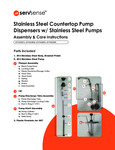 ServSense Pump Dispensers Instruction Care Sheet SS