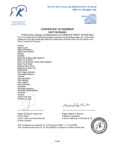 Shott Kosher Certificate