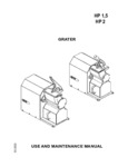 Sirman Grater User Manual