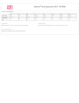 DT6000 size chart DT6000 size chart