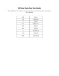 SR Max Overshoe Size Guide